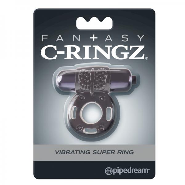 Fcr - Fantasy C-ringz Vibrating Super Ring Black - happyshop365247