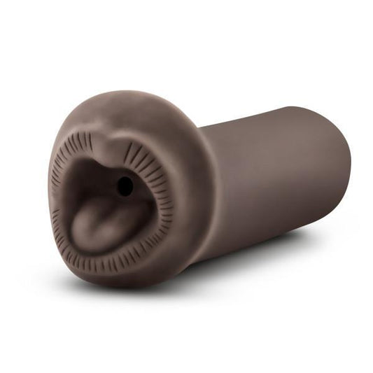 Hot Chocolate Naughty Nicole Brown Mouth Stroker - happyshop365247