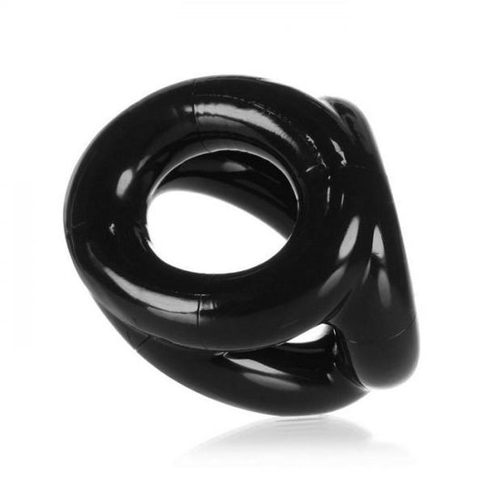 Oxballs Atomic Jock Tri-Sport 3 Ring Sling Cockring Black - happyshop365247