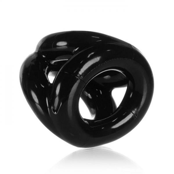 Oxballs Atomic Jock Tri-Sport 3 Ring Sling Cockring Black - happyshop365247