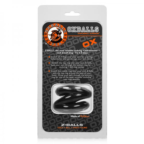 Oxballs Z-balls, Ballstretcher, Black - happyshop365247