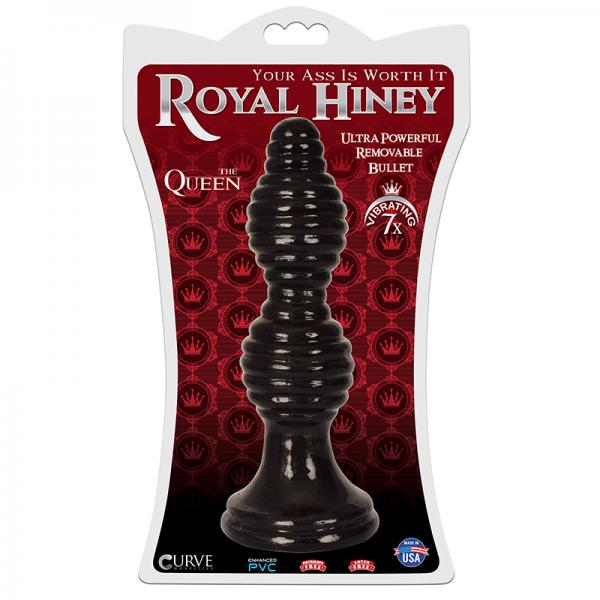 Royal Hiney Red The Queen Black Butt Plug - happyshop365247