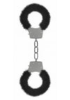 Ouch Pleasure Handcuffs Furry Black