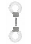 Ouch Pleasure Handcuffs Furry Cuffs White
