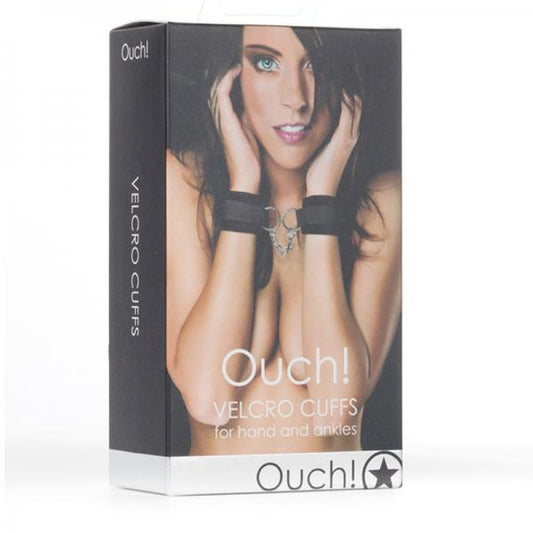 Ouch! Velcro Cuffs - Black - happyshop365247