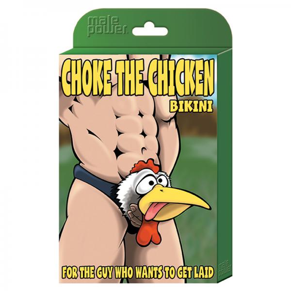 Male Power Novelty Choke The Chckn Bikni Blk 1sz - happyshop365247