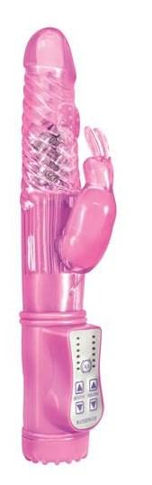Energize Her Bunny 2 Rechargeable Dual Motors 36 Function 6 Rotation Modes Waterproof Pink - happyshop365247