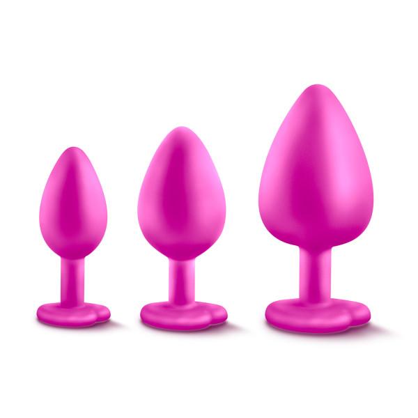 Bling Plug Training Kit Pink With White Gem - happyshop365247