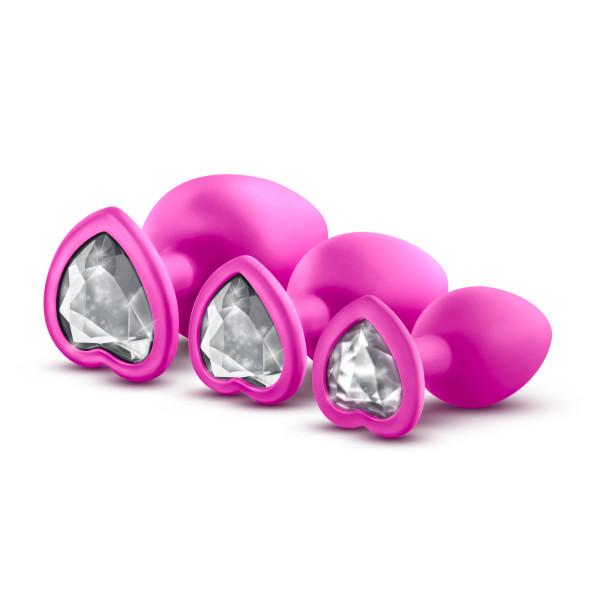Bling Plug Training Kit Pink With White Gem - happyshop365247