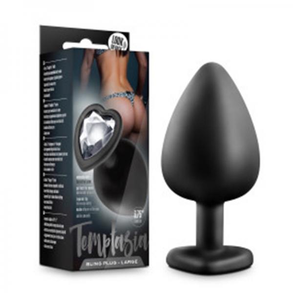 Temptasia Bling Plug Large Black - happyshop365247