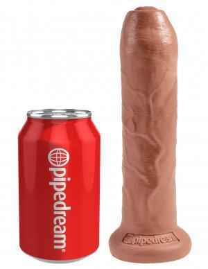 King Cock 7 inches Uncut Dildo Tan - happyshop365247