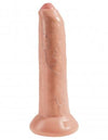 King Cock 9 inches Uncut Dildo Beige