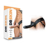 Dr. Skin - 6 Inch Hollow Strap On - Black - happyshop365247