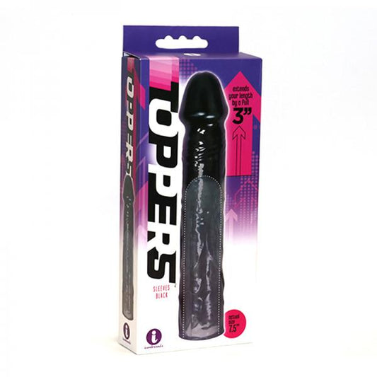 The 9's, Toppers - Black, Extender Sleeve - happyshop365247