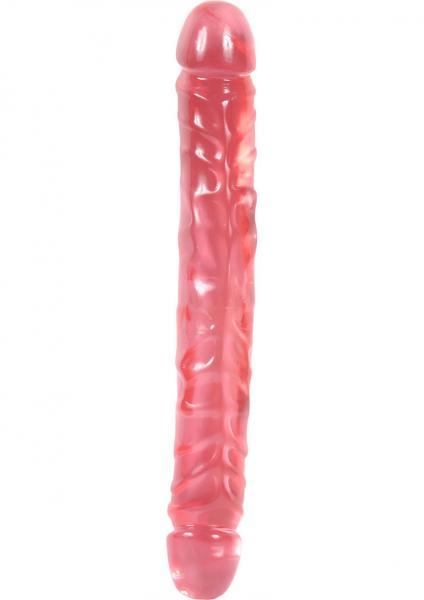 Jellies Jr Double Dong 12 Inch - Pink - happyshop365247
