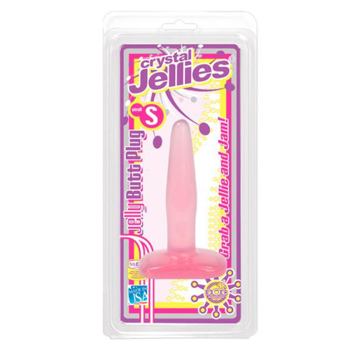 Crystal Jellies - Butt Plug - Pink- Small - happyshop365247