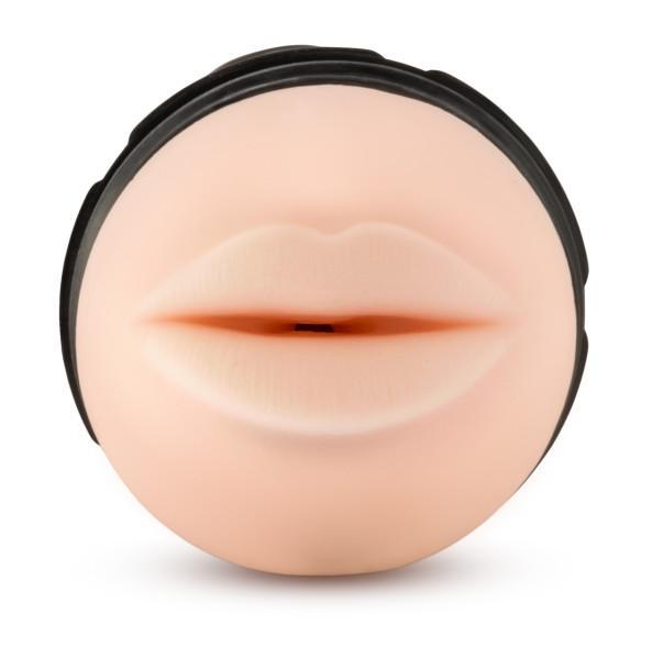 M For Men The Torch Luscious Lips Beige Stroker - happyshop365247