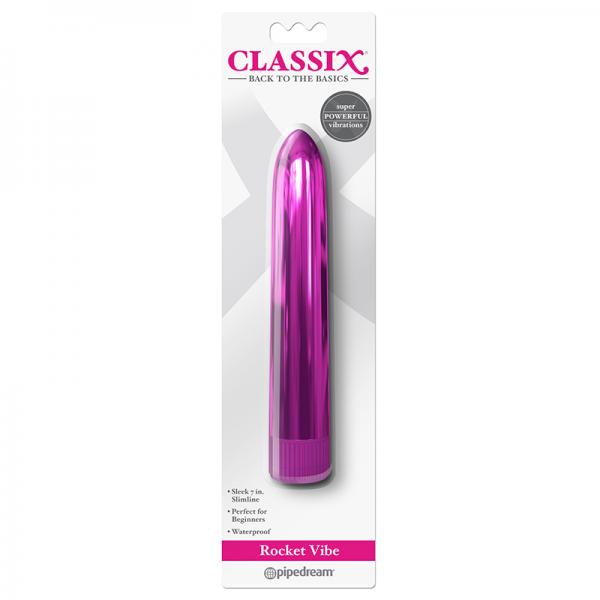 Classix Rocket Vibe 7 Inch Metallic Vibe Pink - happyshop365247
