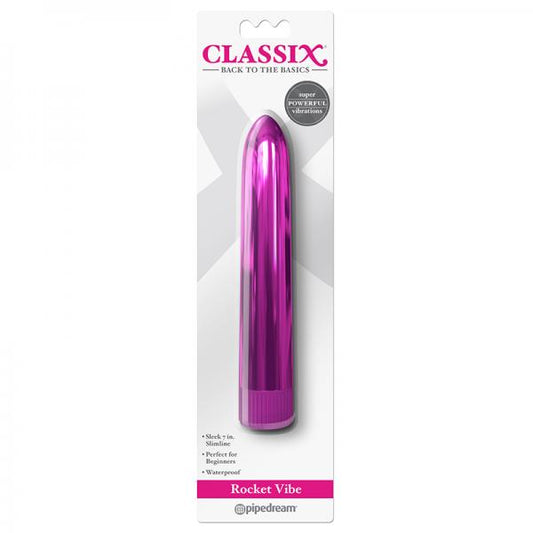 Classix Rocket Vibe 7 Inch Metallic Vibe Pink - happyshop365247