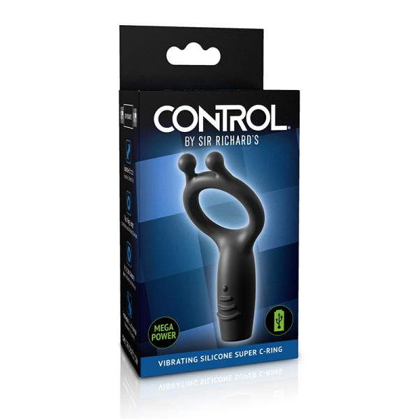 Sir Richard's Control Vibrating Silicone Super C-ring - happyshop365247