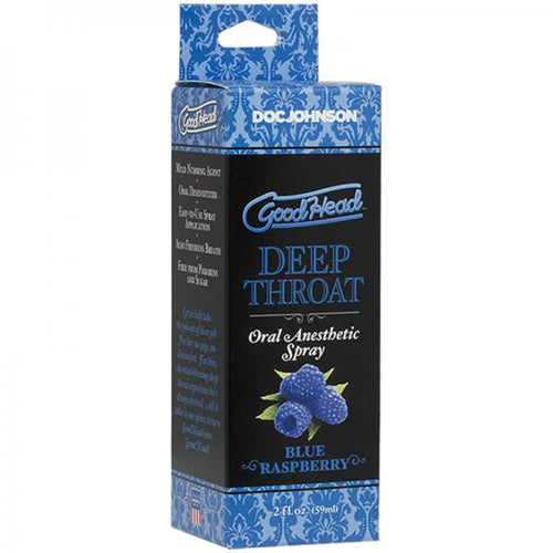 Goodhead Deep Throat Spray Blue Raspberry - happyshop365247