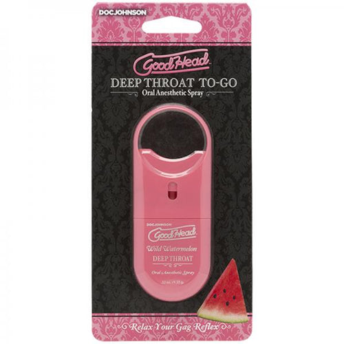 Goodhead Deep Throat Spray To-go Wild Watermelon .33 Oz. - happyshop365247