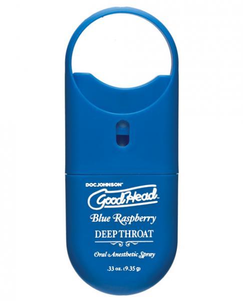 Goodhead Deep Throat Spray To Go Blue Raspberry .33oz - happyshop365247