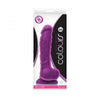 Colours Dual Density 5 inches Purple Dildo - happyshop365247