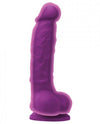 Colours Dual Density 5 inches Purple Dildo - happyshop365247