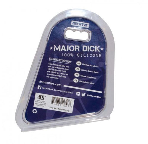Major Dick Commando Cock Ring Blue Camo 1.75 inches - happyshop365247