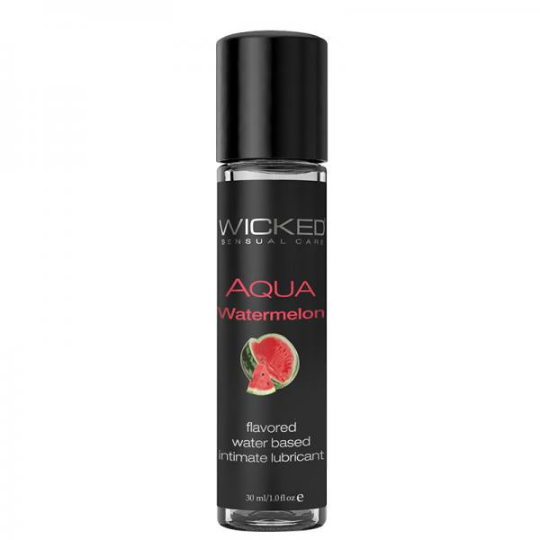 Wicked Aqua Water Based Lubricant Watermelon 1oz. - happyshop365247