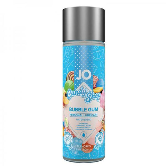 JO H20 Flavored Candy Shop Lubricant Bubble Gum 2oz - happyshop365247