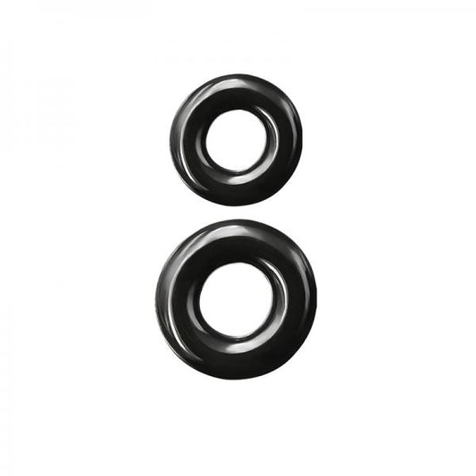 Renegade Double Stack Black Cock Rings - happyshop365247