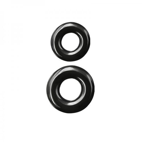Renegade Double Stack Black Cock Rings - happyshop365247