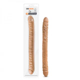 Dr Skin 18 inches Double Dildo Mocha Tan