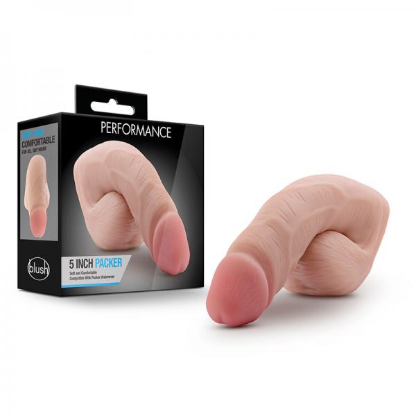 Performance 5 inches Packer Vanilla Beige Dildo - happyshop365247
