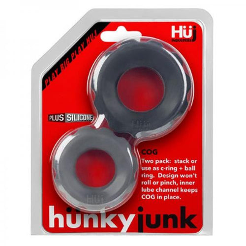Hunkyjunk Cog 2 Size C-ring, Pack, Tar / Stone - happyshop365247