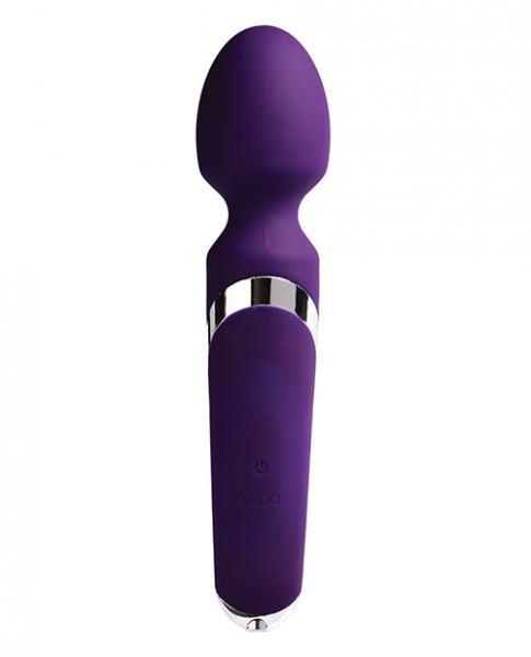 Vedo Wanda Rechargeable Wand Vibe - Deep Purple - happyshop365247