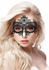 Ouch Queen Black Lace Mask Black O/S - happyshop365247
