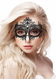 Ouch Queen Black Lace Mask Black O/S - happyshop365247