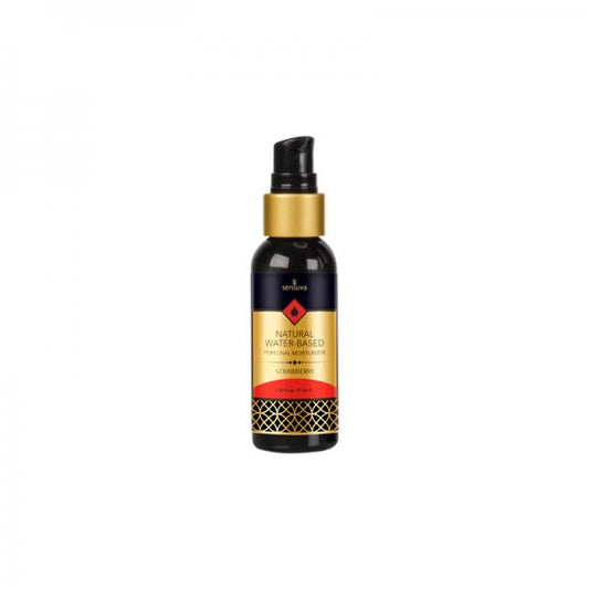 Sensuva Natural Water-based Personal Moisturizer - Strawberry 2 Fl. Oz. Bottle - happyshop365247