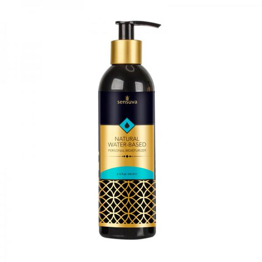 Sensuva Natural Water-based Personal Moisturizer - Unscented 8 Fl. Oz. Bottle - happyshop365247