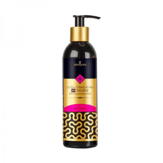 Sensuva Ultra-stimulating On Insane Personal Moisturizer - Unscented 8 Fl. Oz. Bottle - happyshop365247