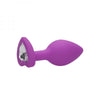 Diamond Heart Butt Plug - Regular - Purple - happyshop365247