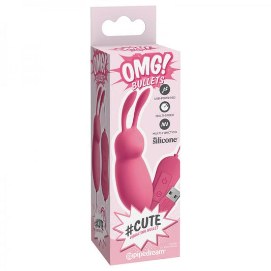 Omg! Bullets Cute Vibrating Bullet, Pink - happyshop365247
