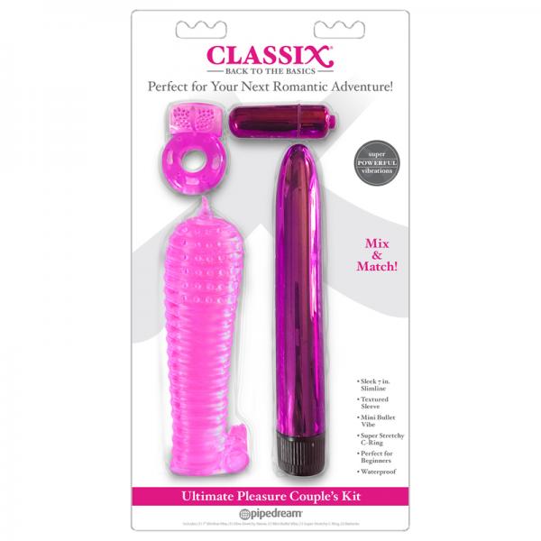 Classix Ultimate Pleasure Couples Kit,pink - happyshop365247