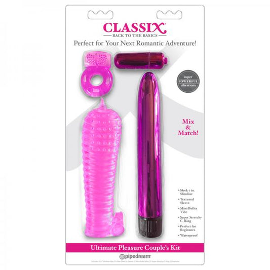 Classix Ultimate Pleasure Couples Kit,pink - happyshop365247