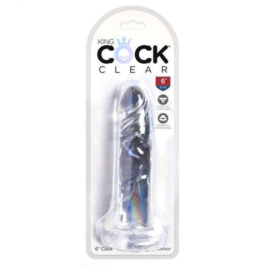 King Cock Clear 6in Cock - happyshop365247
