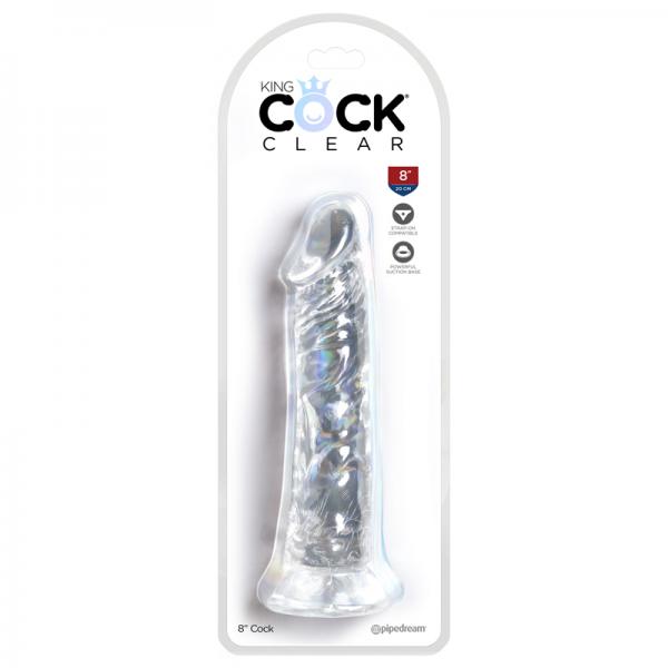 King Cock Clear 8in Cock - happyshop365247