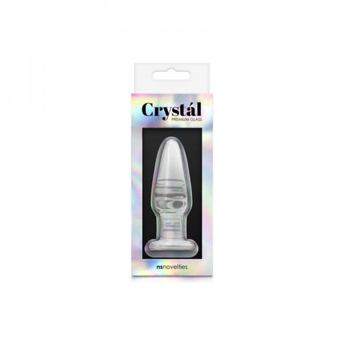 Crystal Tapered Plug Small Clear - happyshop365247